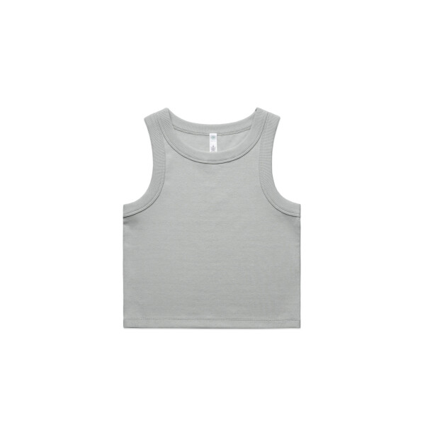 Front Organic Rib Crop Tank