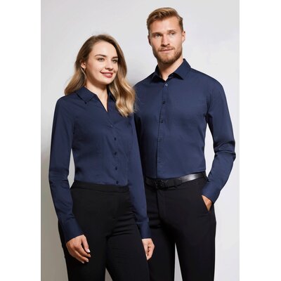 Mens Monaco Long Sleeve Shirt | Biz Collection Thumbnail