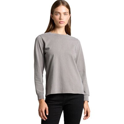 Womens Heavy Faded Longsleeve Tee - AS Colour Thumbnail