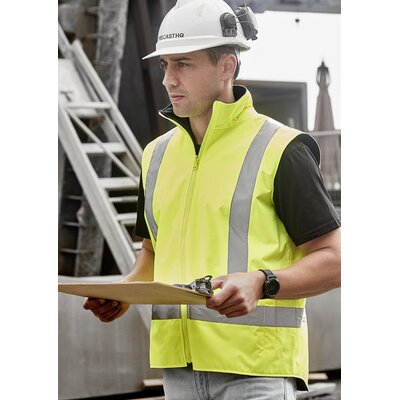 Syzmik Unisex Hi Vis Waterproof Reversible Vest Thumbnail
