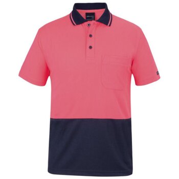 Jb's Adults Hi Vis Non Cuff Traditional Polo Thumbnail