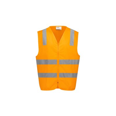 Hi Vis VIC Rail Zip Vest Thumbnail