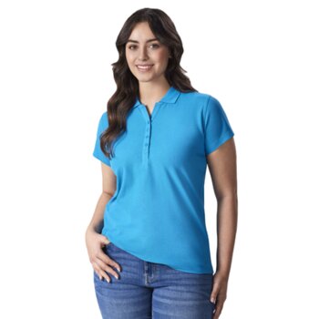 Womens Crew Short Sleeve Polo - Biz Collection Thumbnail