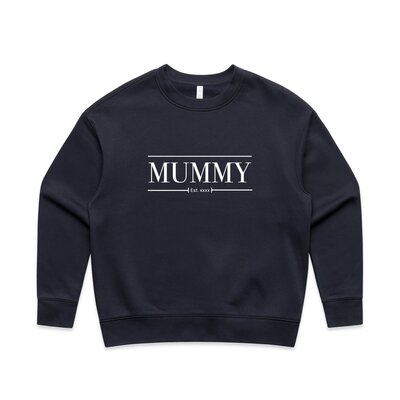 Custom Mummy Est. Embroidered Sweatshirt - Mothers Day Gift Thumbnail