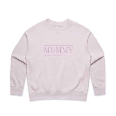 Custom Mummy Est. Embroidered Sweatshirt + names - Mothers Day Gift Thumbnail