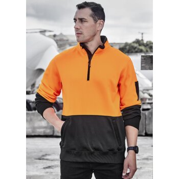 Syzmik Unisex Hi Vis Half Zip Pullover  Thumbnail