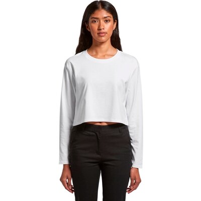 Wo's Crop Long Sleeve Tee Thumbnail